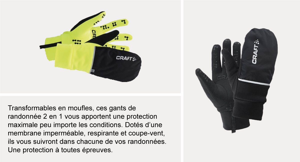 Les 10 meilleurs gants de randonnée