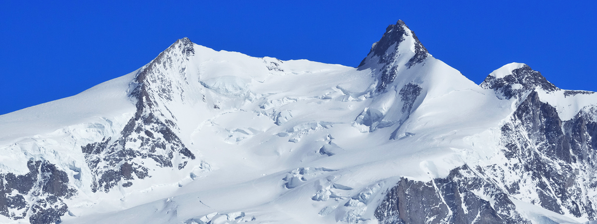Alpinisme sur le Mont Rose en Suisse