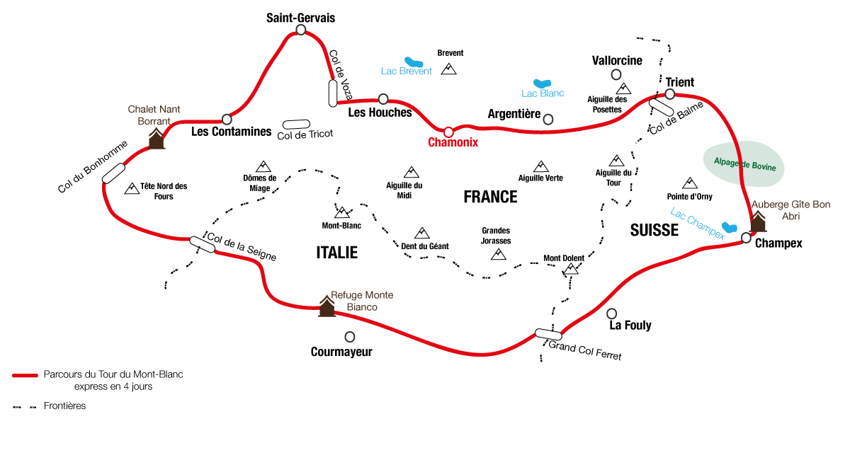 Tour du Mont-Blanc express
