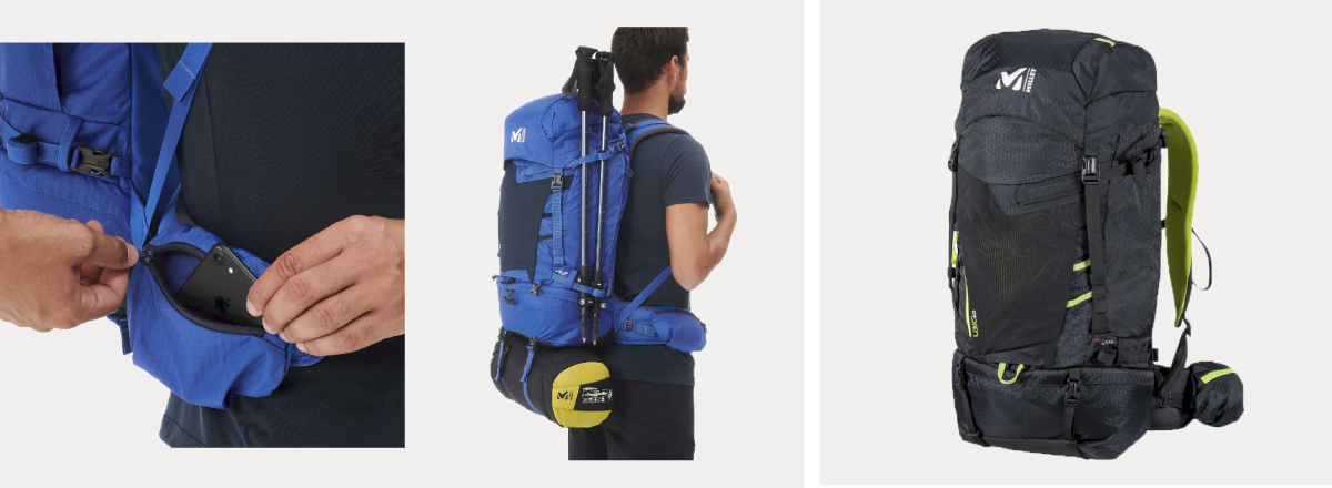 sac a dos ouverture complete