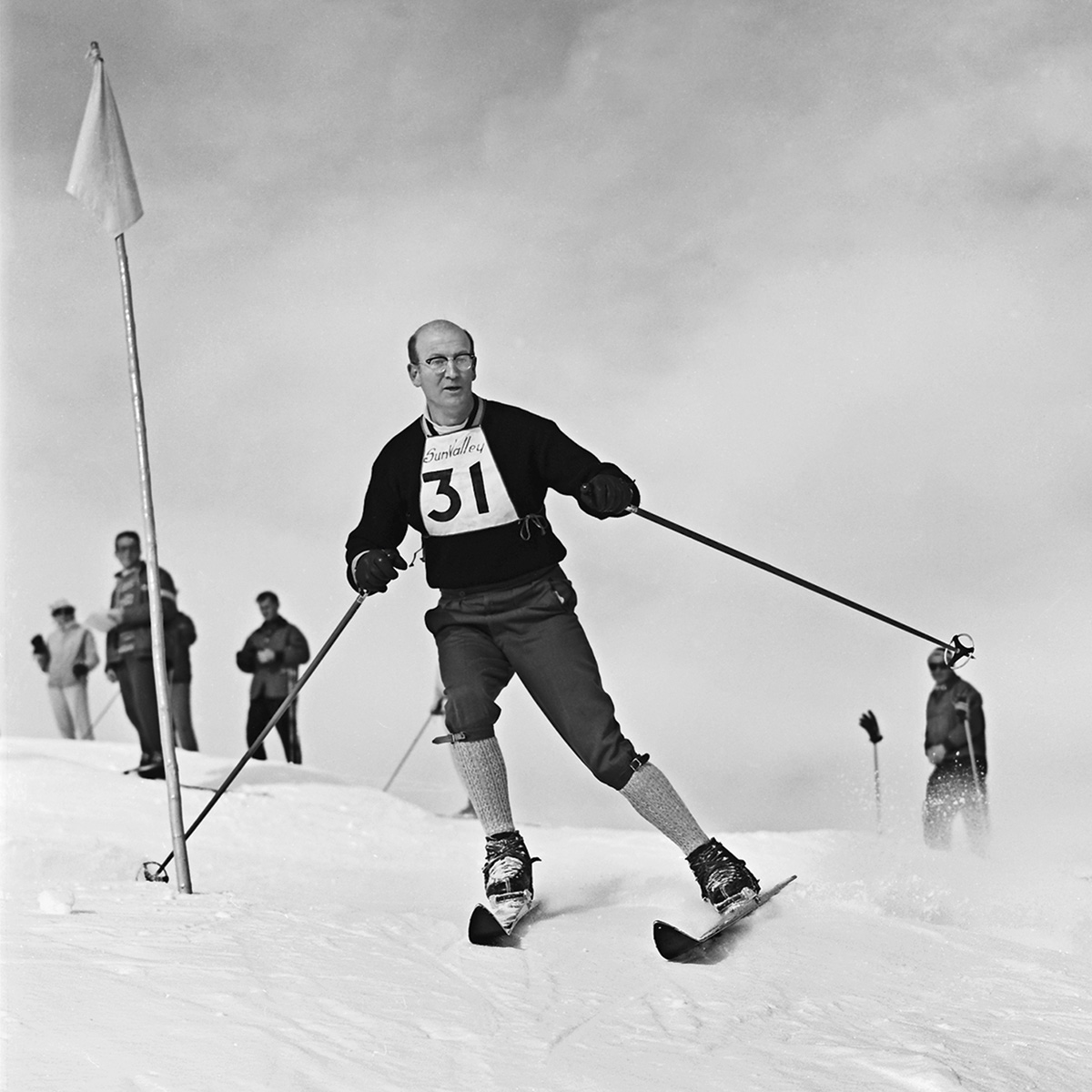 Scott Sports : le fondateur Ed Scott en ski