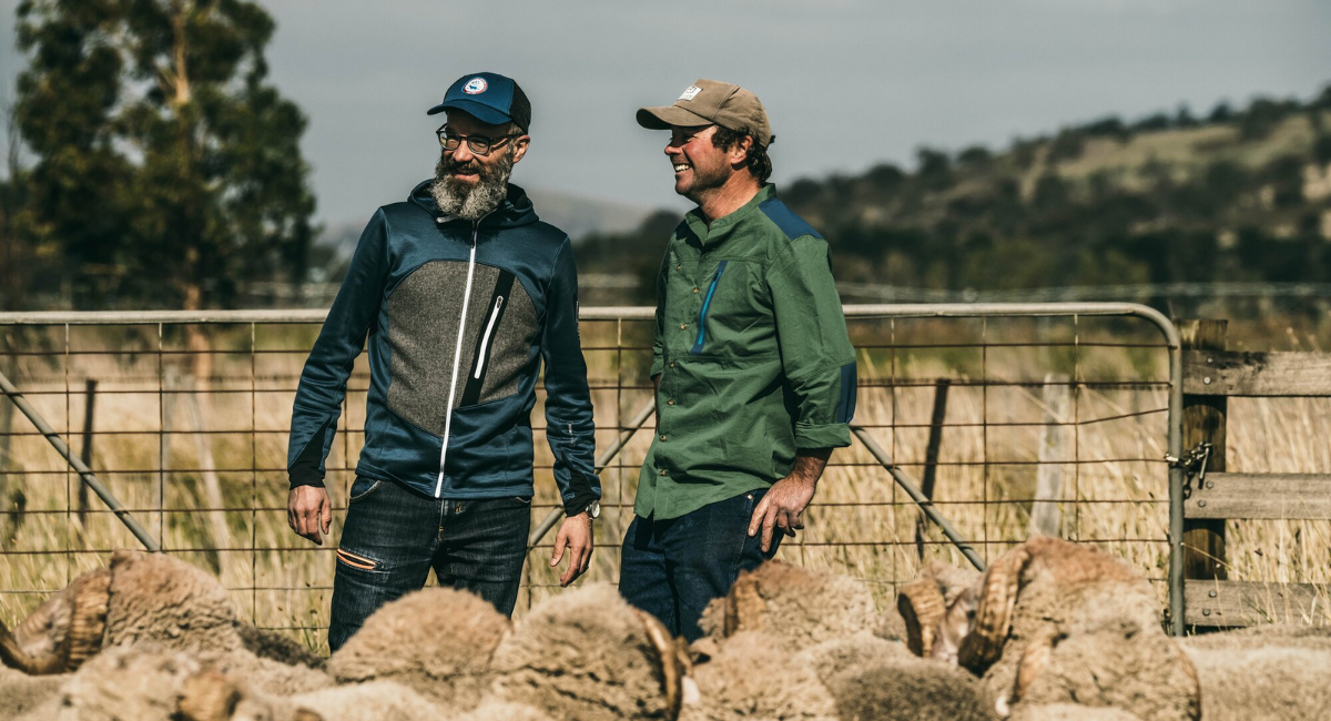 Visite des élevages de moutons merinos de Tasmanie - Ortovox