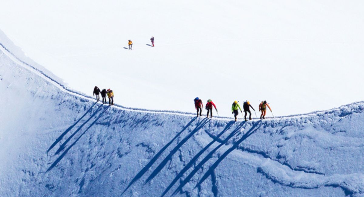 Équipement pour réaliser l'ascension du Mont-Blanc