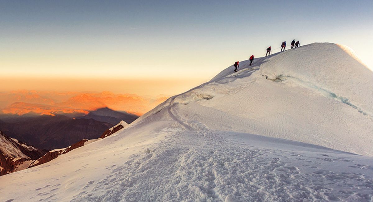 Ascension du Mont-Blanc avec un guide de haute montagne